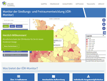 Tablet Screenshot of ioer-monitor.de